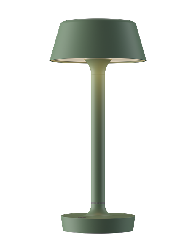 Companion T1 batterilampe / bordlampe, dusty green